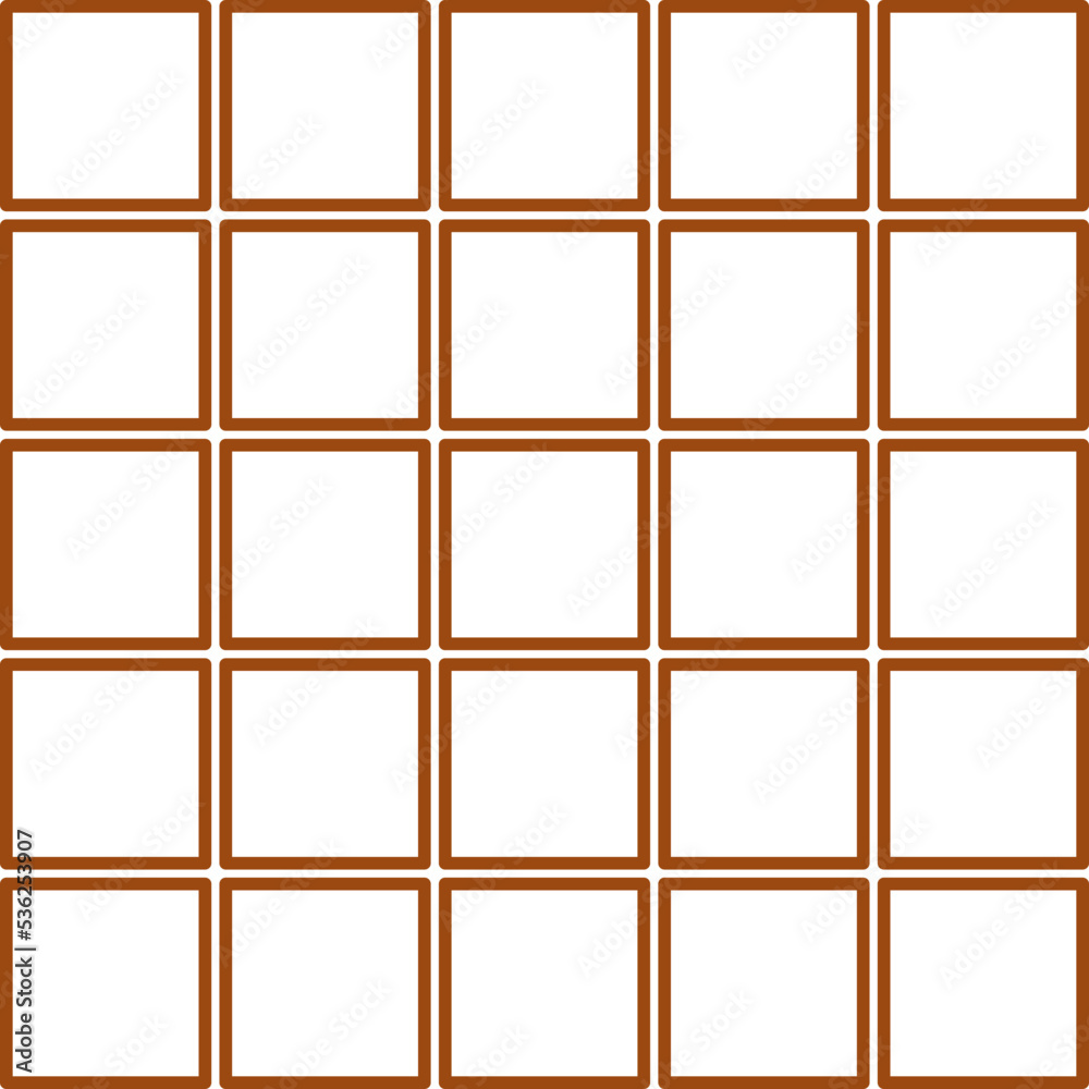 Minimalist square grid line vector