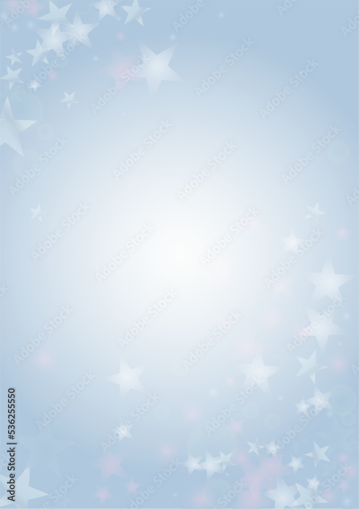 Vector Magical Glowing Background with Silver and Purple Falling Stars on Grey. Sparkle Star Sky Cover and Card Design. Glittery Confetti Frame. Christmas and New Year Poster. Cosmic Bokeh Light.