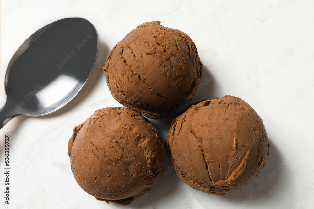 Concept of delicious food, ice cream, close up Concept of delicious food, ice cream, close up