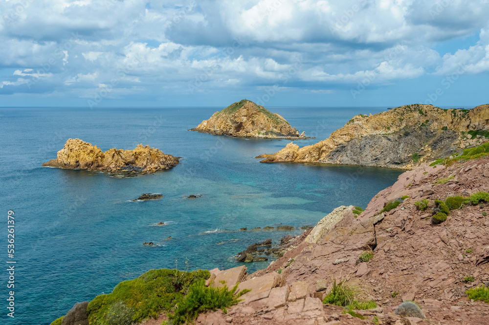 Fototapeta premium Coloms Island in Menorca, Spain.