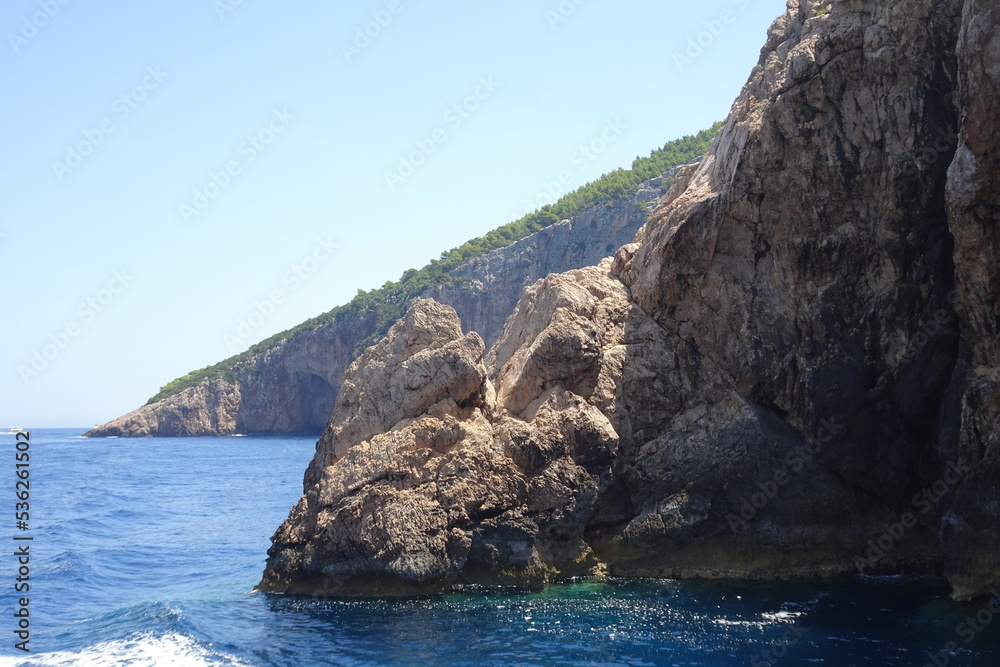 Naklejka premium Zakynthos Landscape Coast - Greek Island