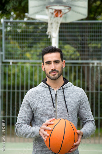 Portrait of a basketball player