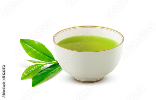 Wallpaper Mural 湯呑み 緑茶 飲み物 イラスト リアル Torontodigital.ca