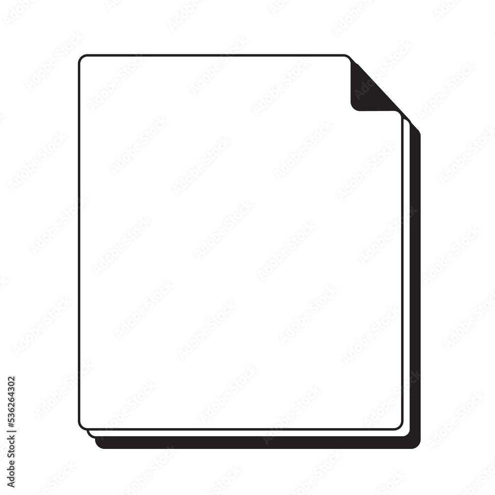 Retro Webpage Illustration Retro Webpage Illustration
