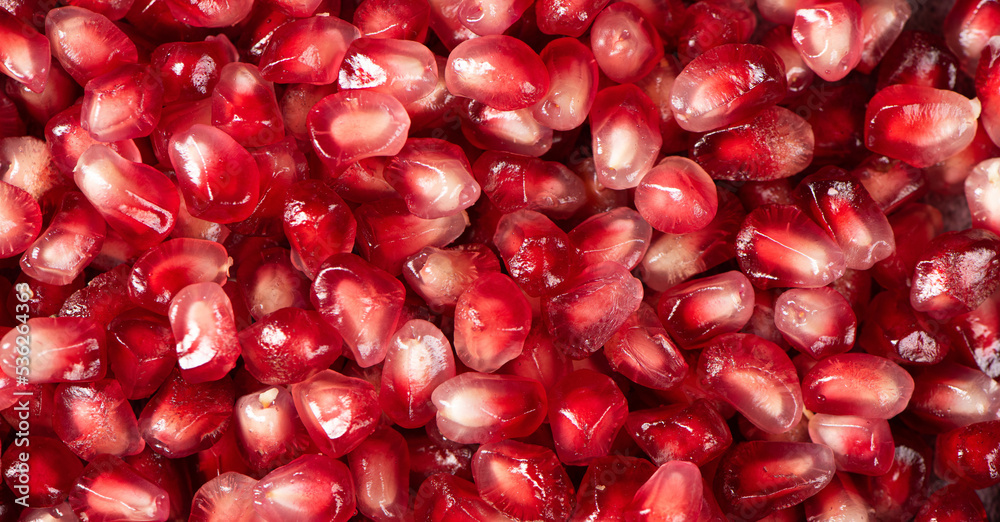 closeup of pomegranate seeds background texture. closeup of pomegranate seeds background texture.