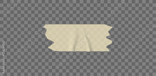 Adhesive tape. Sticky paper strip. Vector realistic scotch tapes