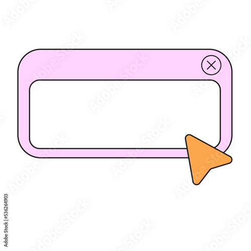 Retro Cute UI Tab Browser