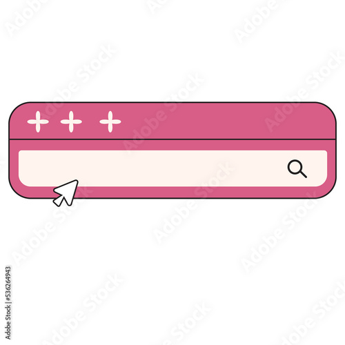 Retro Cute UI Tab Browser