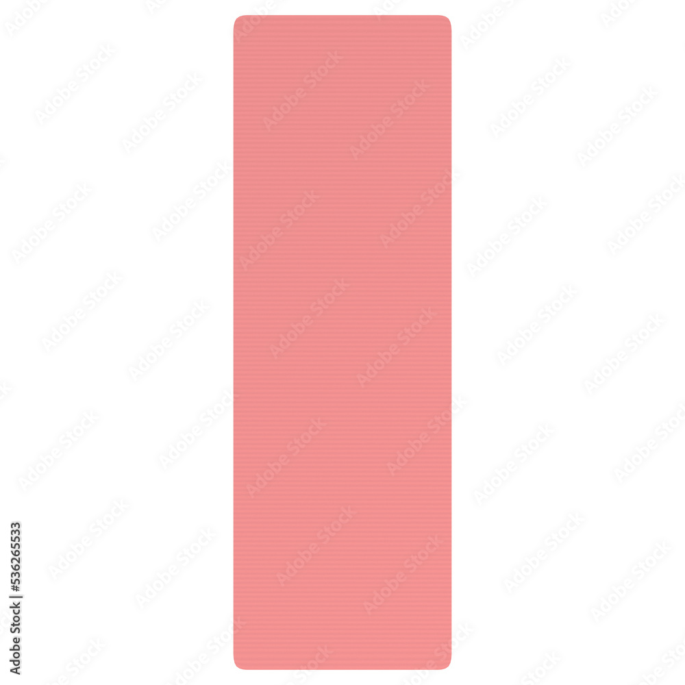 3d rendering illustration of a yoga mat 3d rendering illustration of a yoga mat