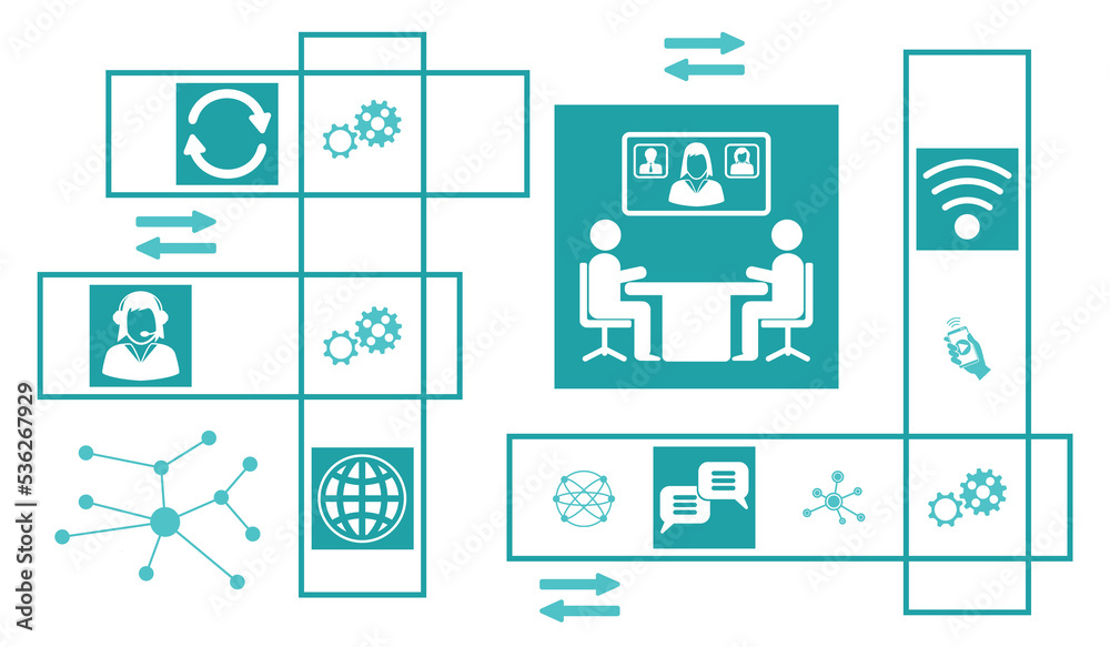 Concept of teleconference Concept of teleconference