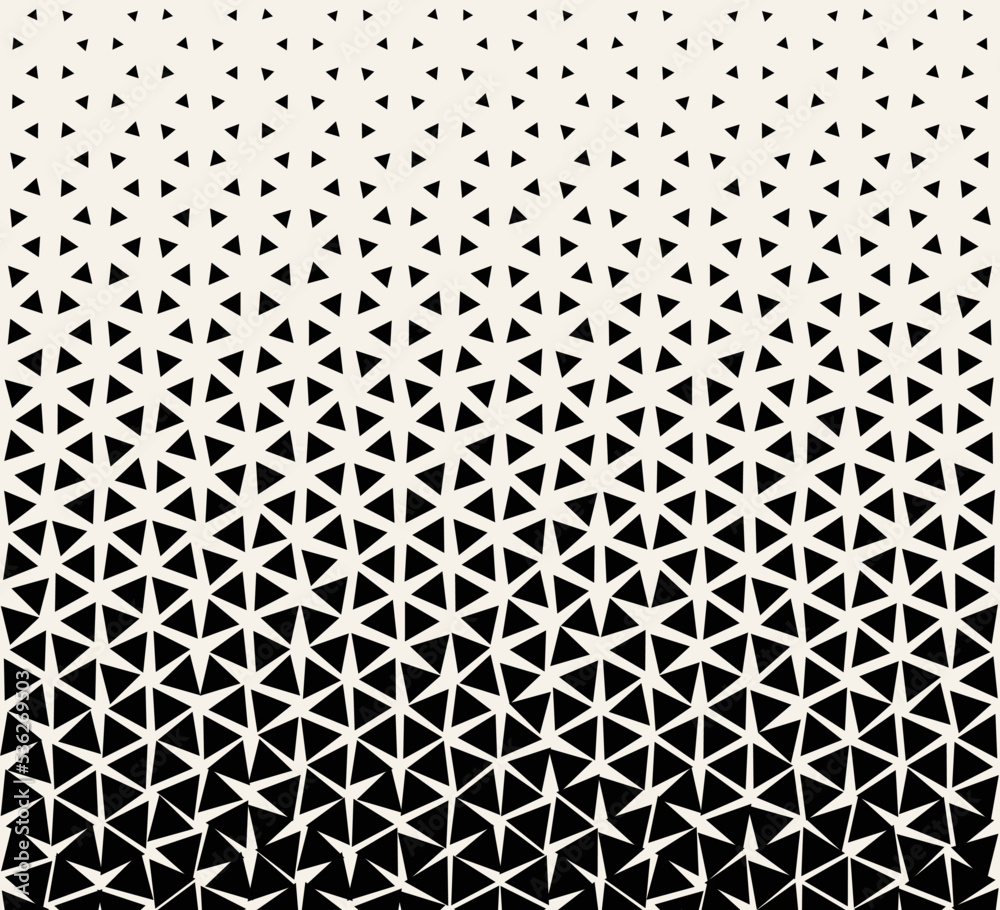 Geometric seamless halftone triangle pattern . Abstrat triangle pattern design. Geometric seamless halftone triangle pattern . Abstrat triangle pattern design.