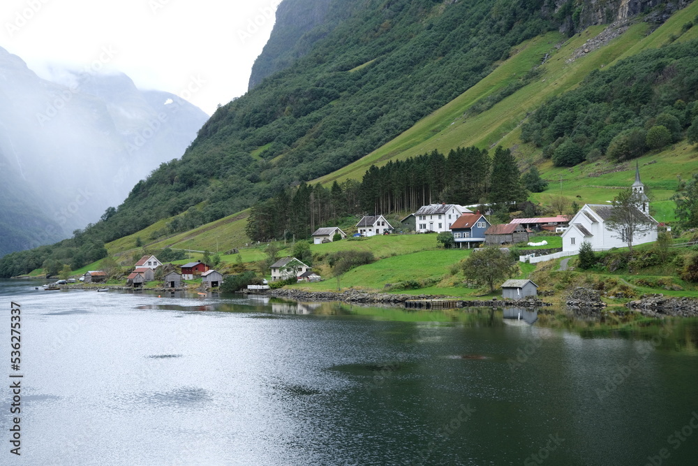 Fjord near Bergen, Noway in summer
