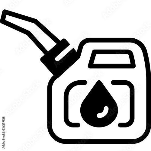 jerrycan solid line icon