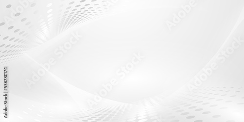 Modern white abstract technology background design vector illustration