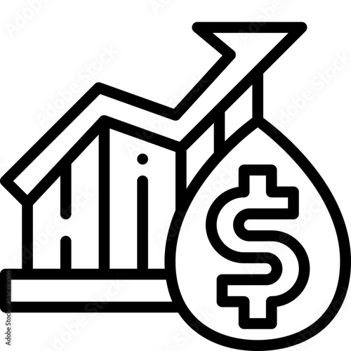 increase line icon