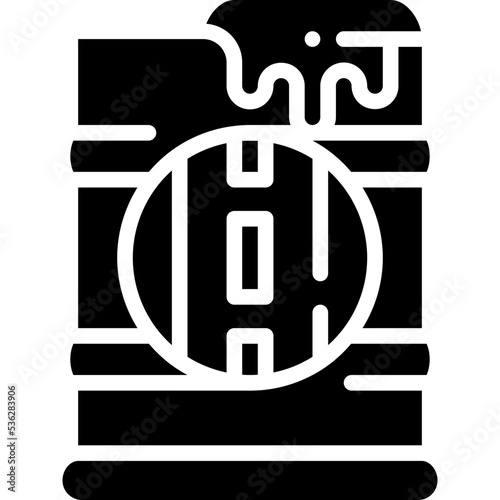 bitumen solid icon