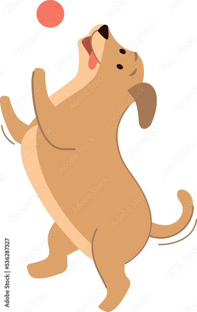 Cute little dog cartoon character on transparent background png Cute little dog cartoon character on transparent background png