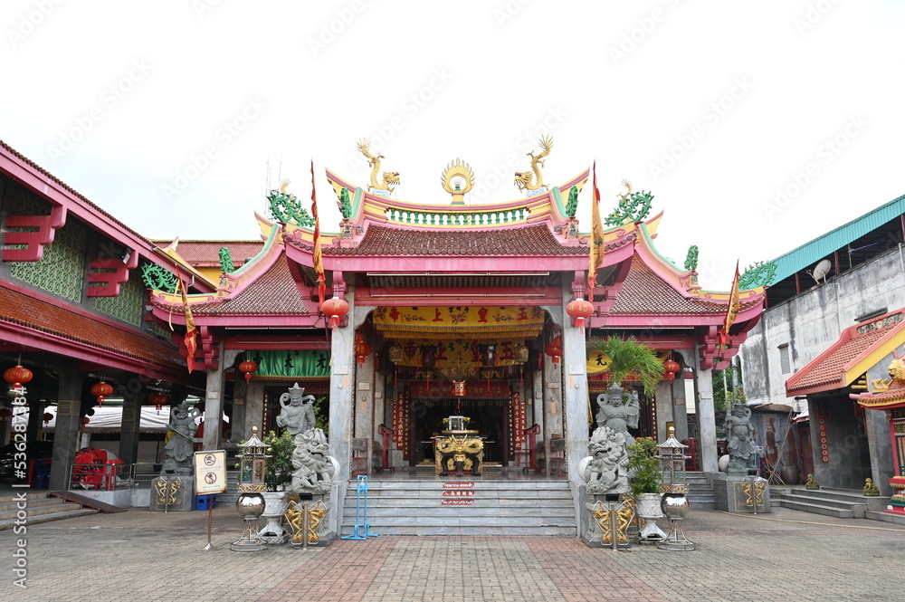 Phuket, Thailand Saeng Tham Shrine, Kuan im Teng, Jui Tui Shrine and Kio Thian Keng Saphan Hin Shrine Thailand.