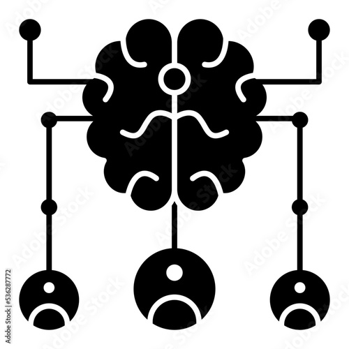 brainstorm solid icon