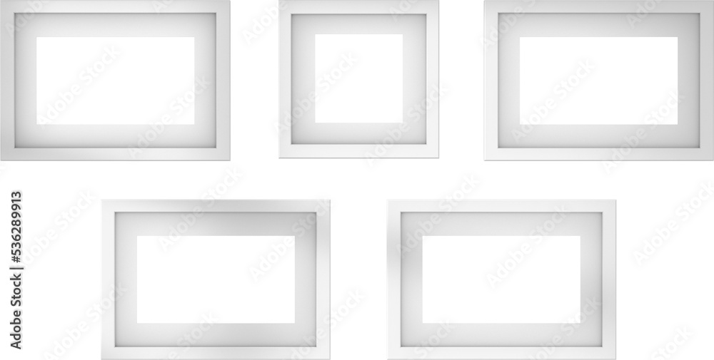 White picture frame hanging White picture frame hanging