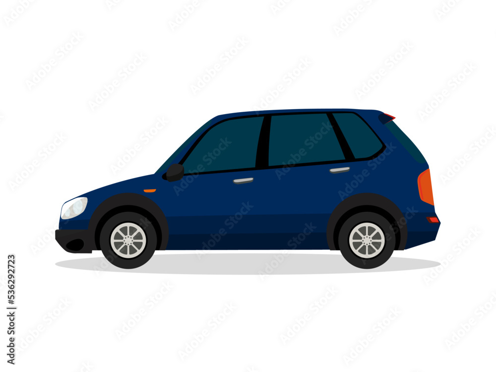 Art illustration symbol icon realistic transportation design logo vehicle of family car