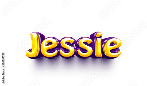 Quadro su tela names of girls English helium balloon shiny celebration sticker 3d inflated Jess