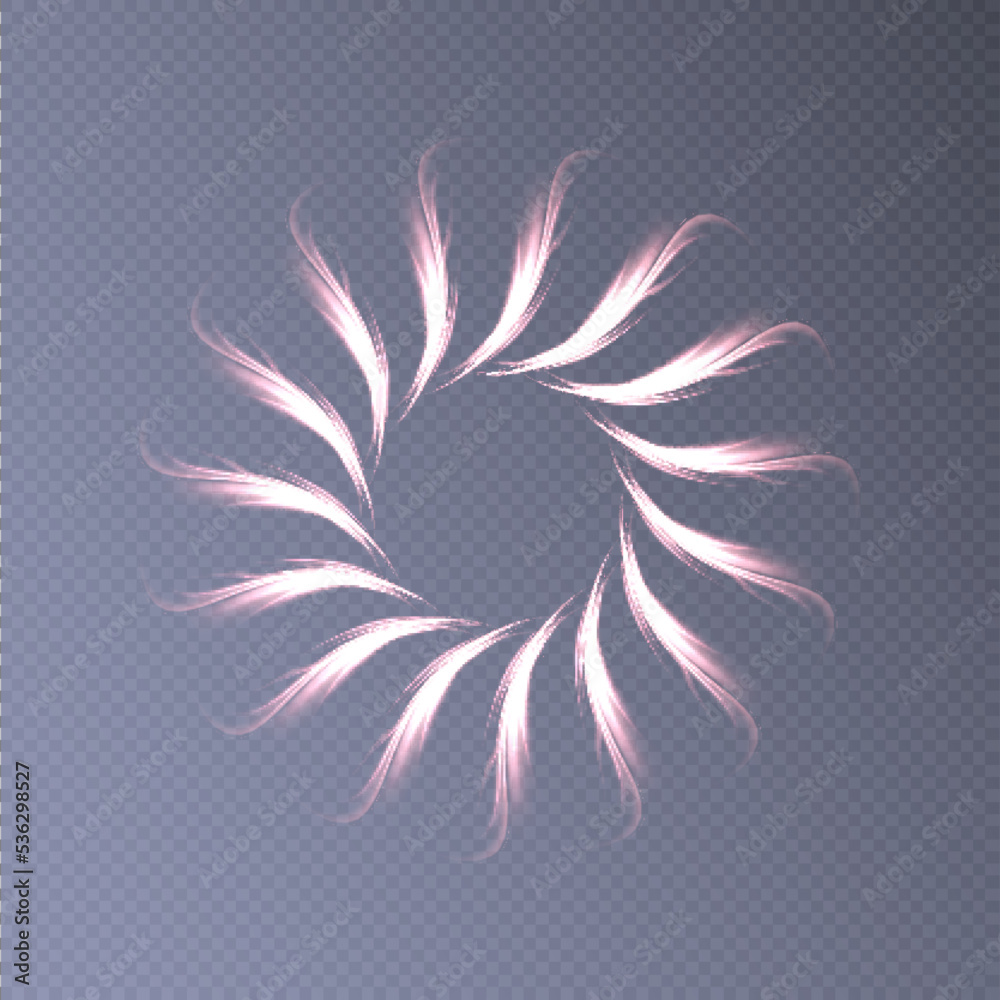 Fototapeta premium Futuristic glowing plasma, abstract circle with smooth transitions, magic ball, abstract background, rendering