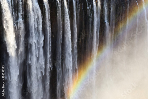 waterfall on the rocks