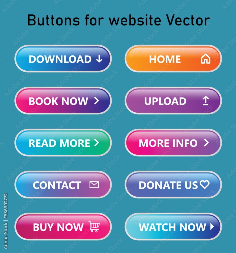 cta web button collection