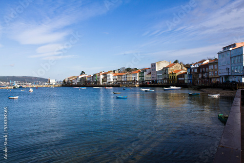 Vista del puerto de Mugardos. A Coruña, Galicia, España. photo