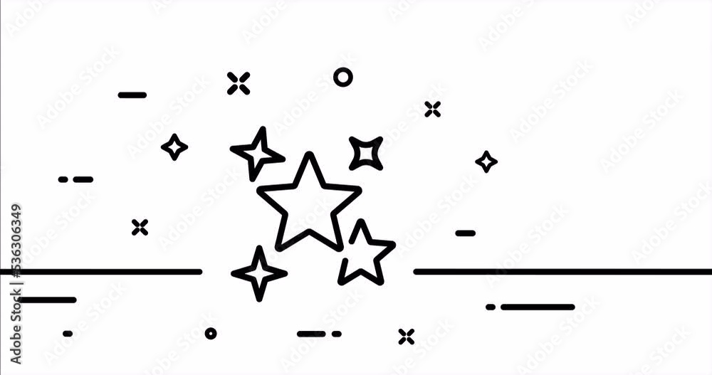 Rating stars. Comment, social media, evaluate, customers, rate, reaction, five stars, 5, review. Feedback concept. One line drawing animation. Motion design. Animated technology logo. Video 4K Rating stars. Comment, social media, evaluate, customers, rate, reaction, five stars, 5, review. Feedback concept. One line drawing animation. Motion design. Animated technology logo. Video 4K