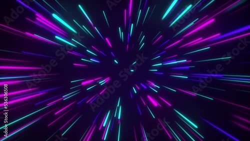 abstract background neon animation