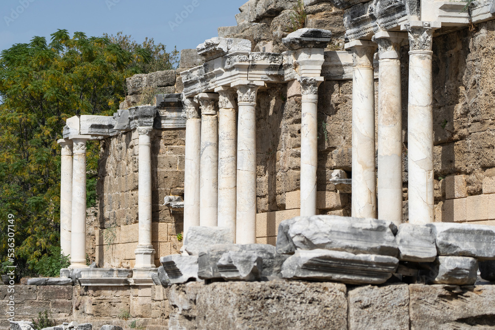 Side Antique City Photo, Side Antalya, Turkey Side Antique City Photo, Side Antalya, Turkey