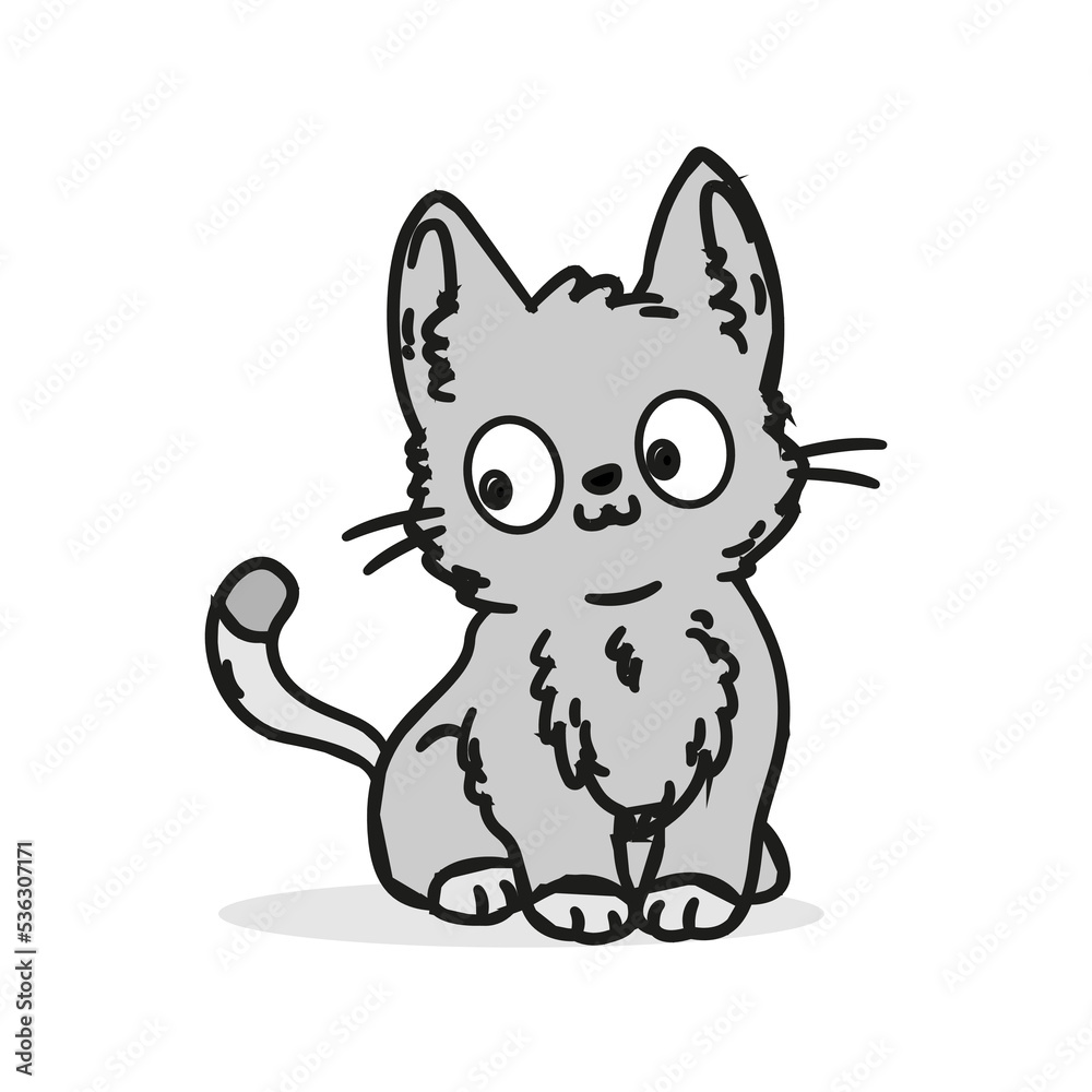 Art illustration design concept symbol icon animals of cat Art illustration design concept symbol icon animals of cat
