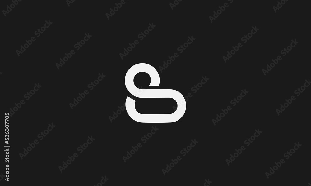 Simple Modern Vector Letter B monogram letter Logo Simple Modern Vector Letter B monogram letter Logo