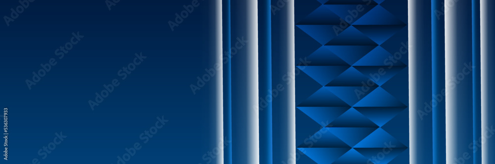 Fototapeta premium Abstract blue background, geometry background