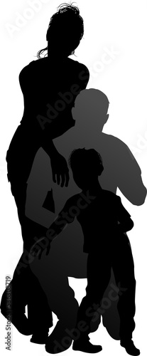 Family Detailed Silhouette