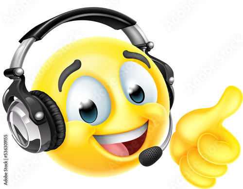 Cartoon Emoji Emoticon Face...