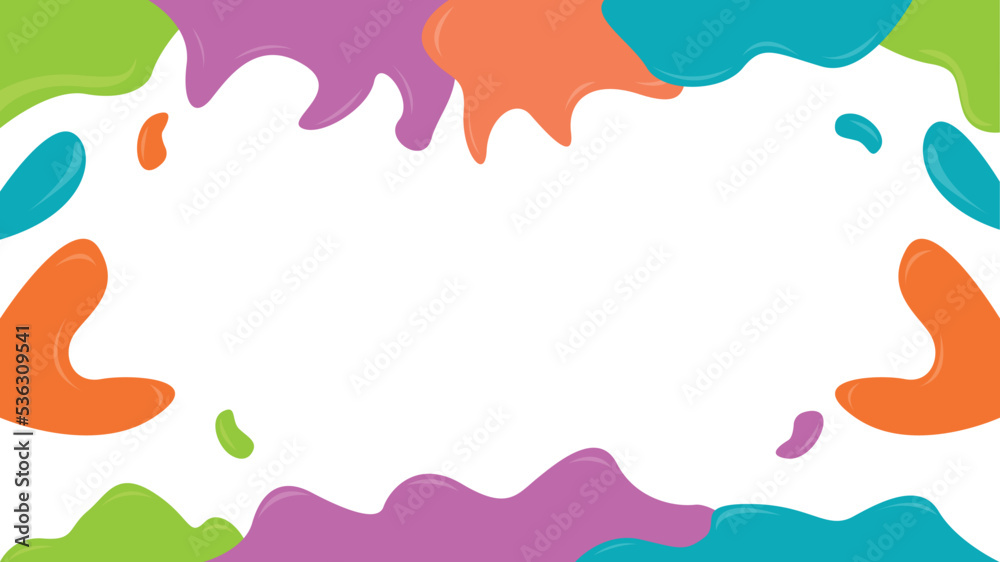 Slime Colour Abstract Background Pro Vector