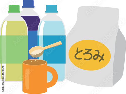 飲み物にとろみをつける