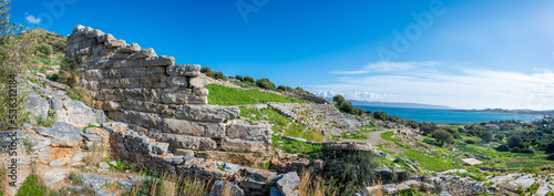 Ancient greek theater of Thorikos in Lavrio, Attiki, Greece