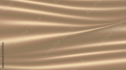 Abstract luxury style golden folded fabric satin background and texture