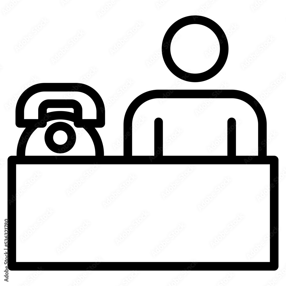 receptionist icon