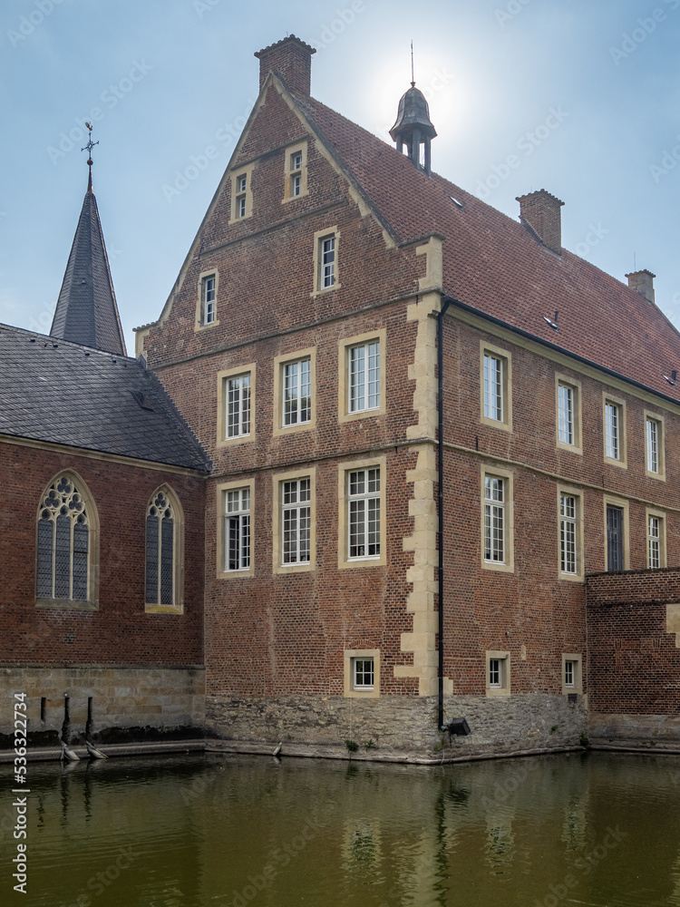 Naklejka premium The old Castle Huelshoff in Germany