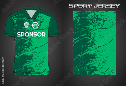 Soccer jersey sport shirt design template