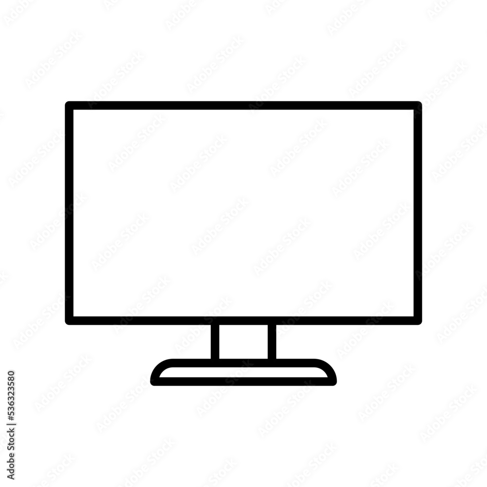 Television icon vector design templates Television icon vector design templates