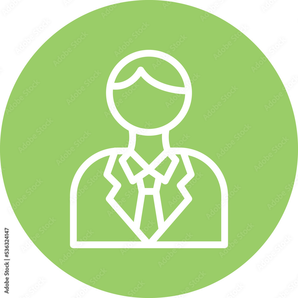 Businessman Icon Style