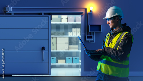 Canvas Print Production refrigerator chamber