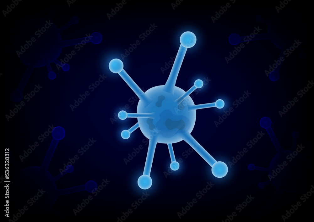 cell background design, corona virus