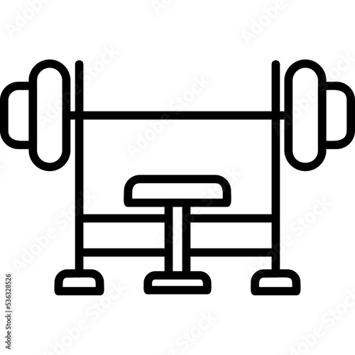 Bench press Icon